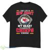 I May Live In New Jersey But My Heart Is Always In The Kansas City Chiefs Kingdom Shirt - G500 Men’s Classic T-Shirt