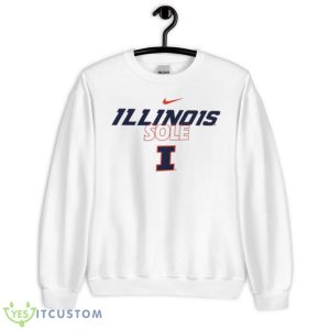 Illinois Fighting Illini Nike On Court Bench Shirt - Unisex Heavy Blend Crewneck Sweatshirt