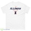 Illinois Fighting Illini Nike On Court Bench Shirt - 500 Men’s Classic Tee Gildan