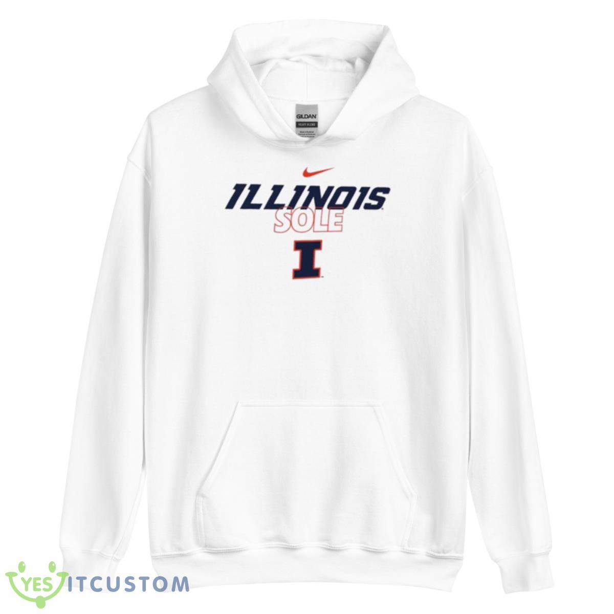 Illinois Fighting Illini Nike On Court Bench Shirt 3 Illinois Fighting Illini Nike On Court Bench Shirt - Unisex Heavy Blend Hooded Sweatshirt