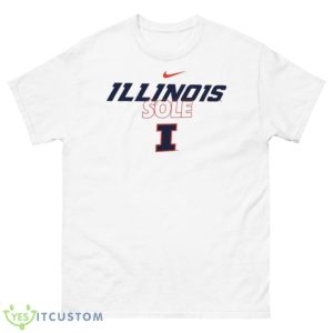 Illinois Fighting Illini Nike On Court Bench Shirt - 500 Men’s Classic Tee Gildan