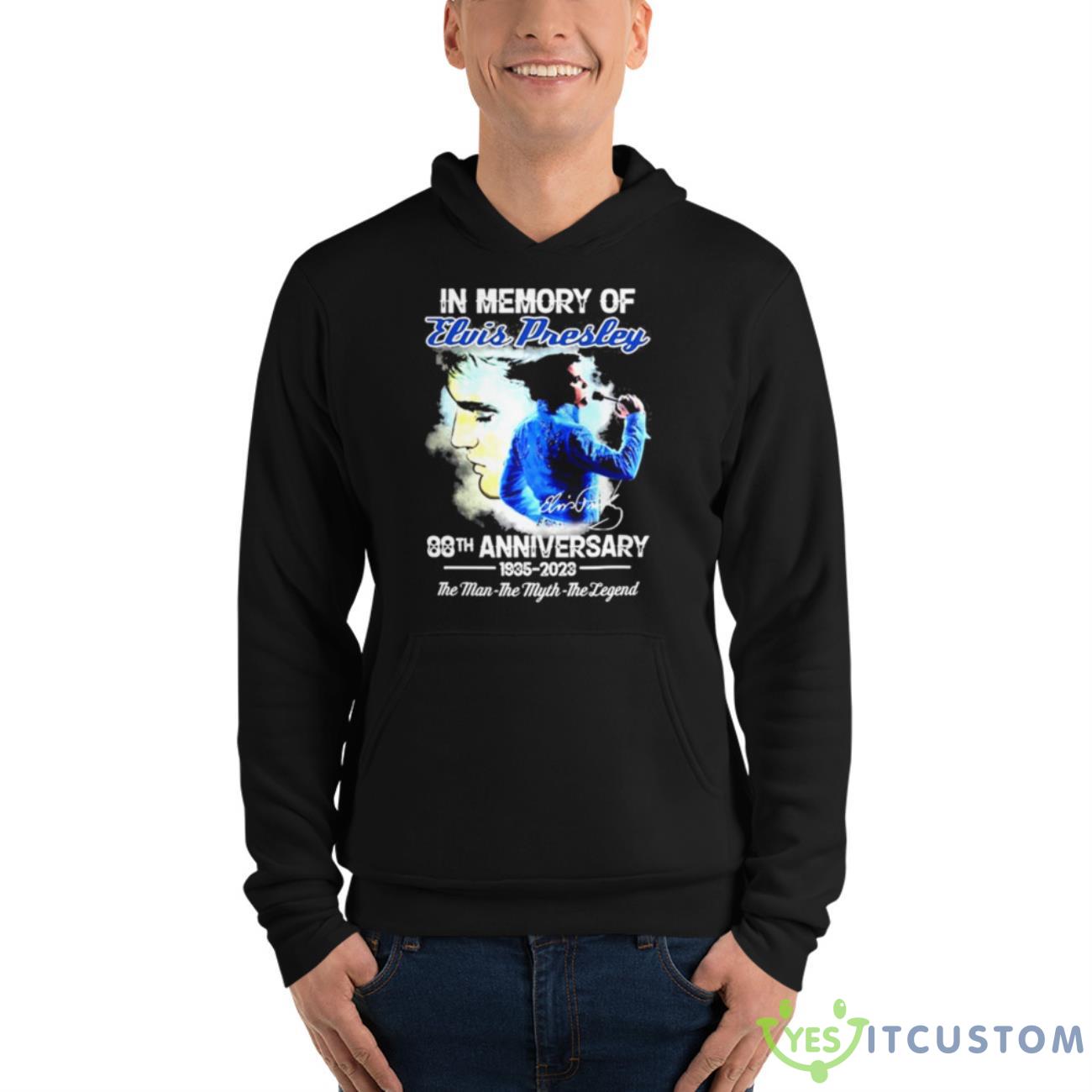 In Memory Of Elvis Presley 88th Anniversary 1935 2023 The Man The Myth The Legend Shirt 4 In Memory Of Elvis Presley 88th Anniversary 1935 2023 The Man The Myth The Legend Shirt - Unisex Fleece Pullover Hoodie
