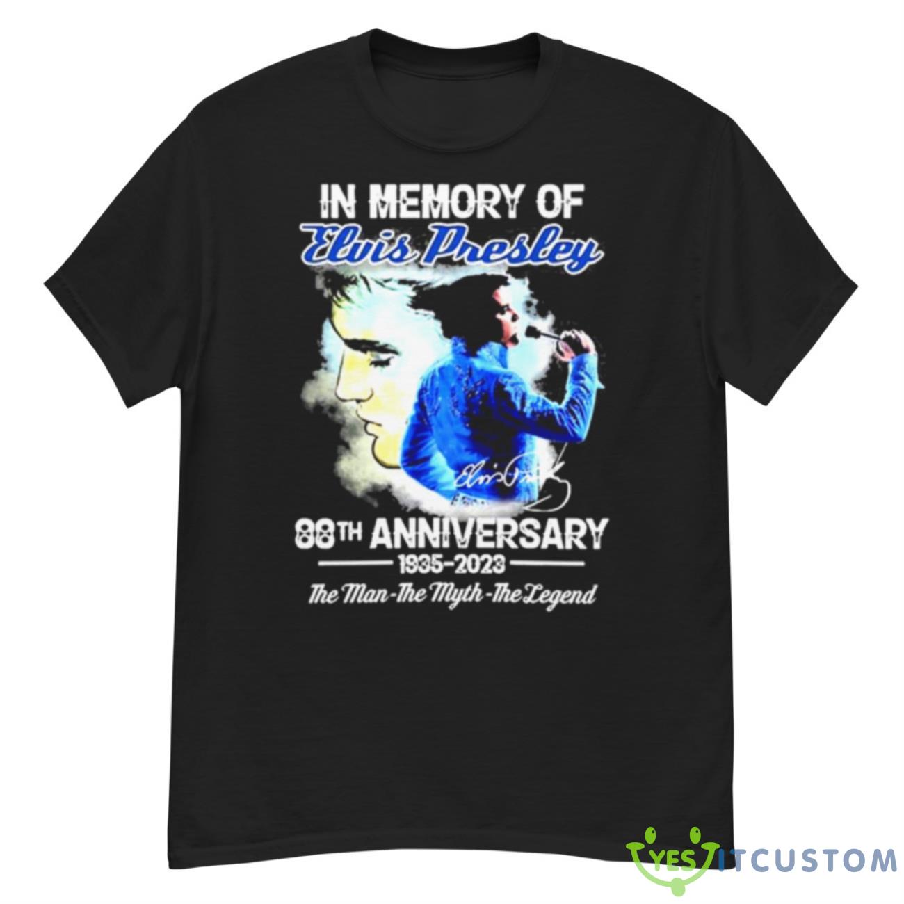 In Memory Of Elvis Presley 88th Anniversary 1935 2023 The Man The Myth The Legend Shirt 12 In Memory Of Elvis Presley 88th Anniversary 1935 2023 The Man The Myth The Legend Shirt - G500 Men’s Classic T-Shirt