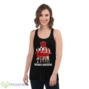 Indiana Hoosiers Thomas Cheaner Bailey And Alford Signature Shirt 10 Indiana Hoosiers Thomas Cheaner Bailey And Alford Signature Shirt - Women's Flowy Racerback Tank