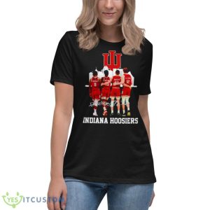 Indiana Hoosiers Thomas Cheaner Bailey And Alford Signature Shirt 11 Indiana Hoosiers Thomas Cheaner Bailey And Alford Signature Shirt - Women's Relaxed Short Sleeve Jersey Tee