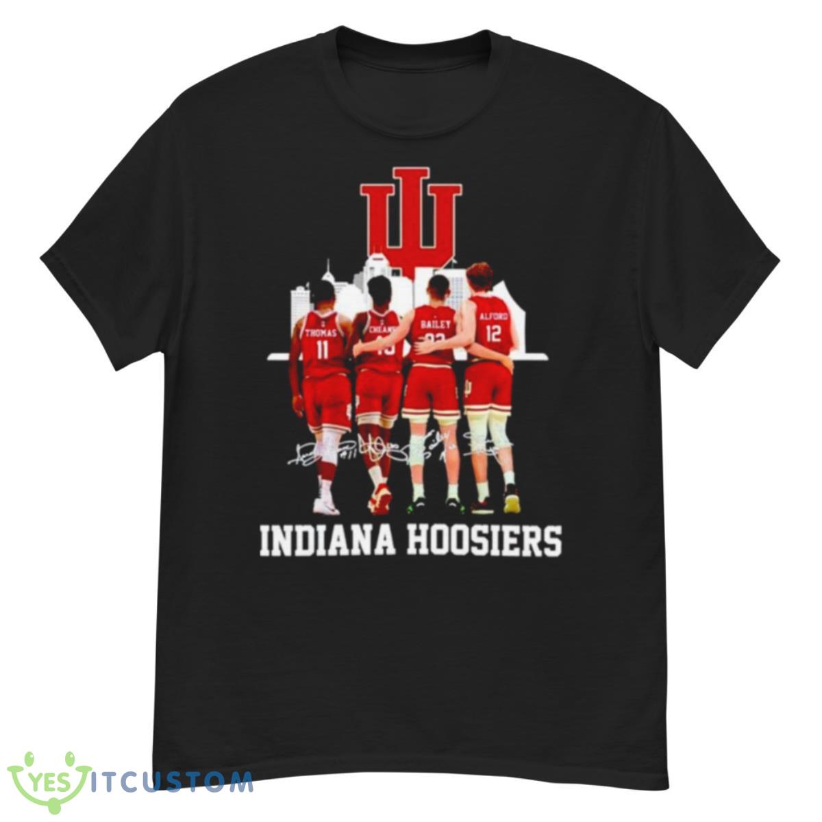 Indiana Hoosiers Thomas Cheaner Bailey And Alford Signature Shirt 12 Indiana Hoosiers Thomas Cheaner Bailey And Alford Signature Shirt - G500 Men’s Classic T-Shirt