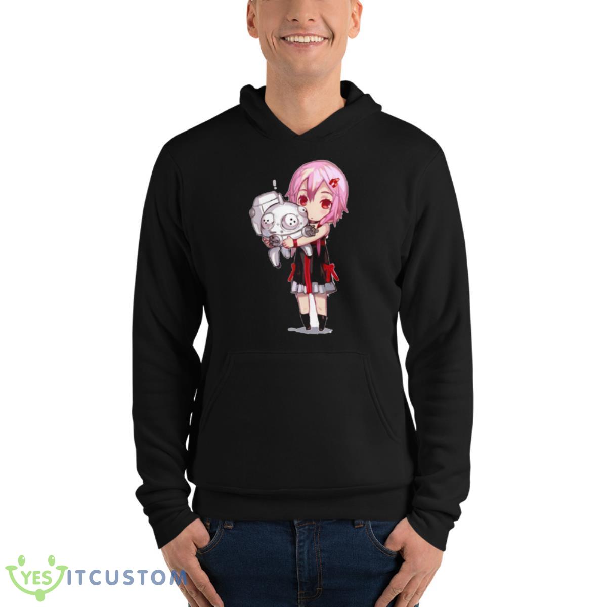 Inori By Guilty Crown Chibi Ver Shirt 4 Inori By Guilty Crown Chibi Ver Shirt - Unisex Fleece Pullover Hoodie