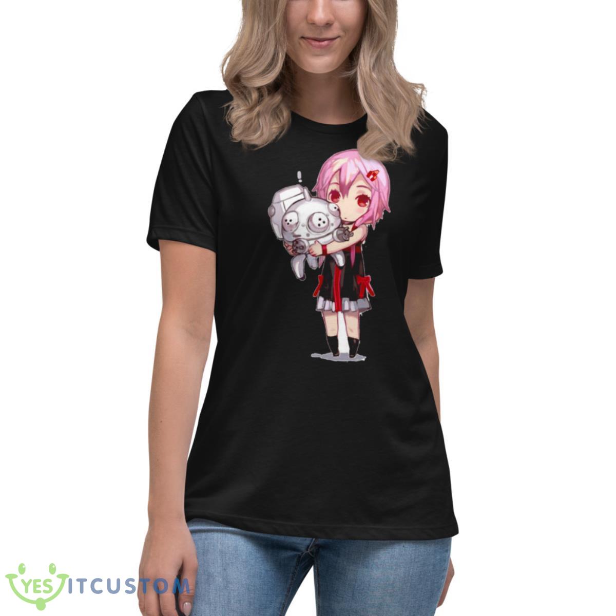 Inori By Guilty Crown Chibi Ver Shirt 6 Inori By Guilty Crown Chibi Ver Shirt - Women's Relaxed Short Sleeve Jersey Tee