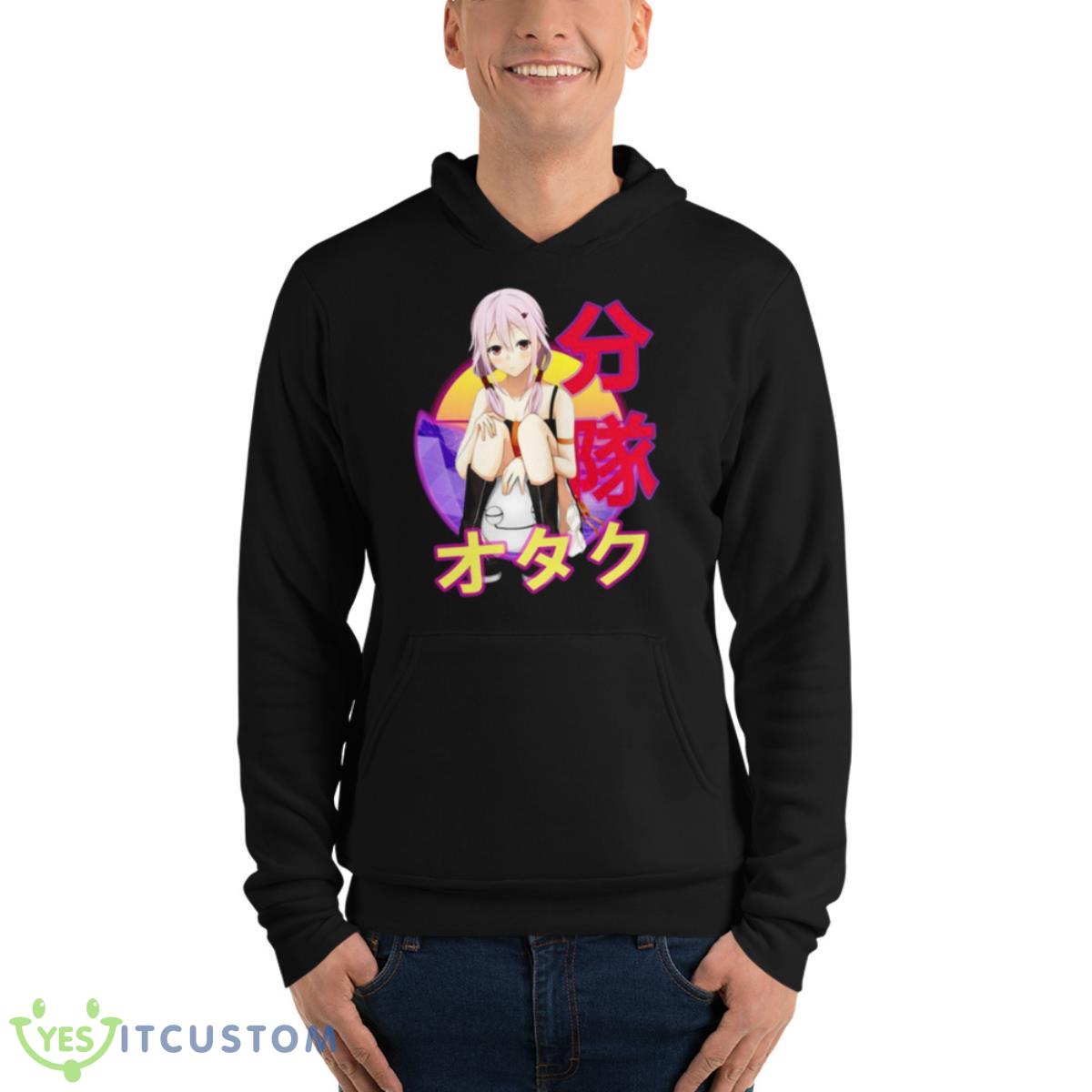 Inori Yuzuriha Guilty Crown Giruti Kuraun Shirt 4 Inori Yuzuriha Guilty Crown Giruti Kuraun Shirt - Unisex Fleece Pullover Hoodie