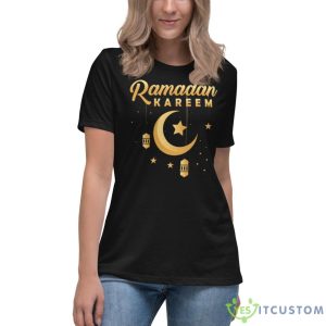 Islamic Fasting Ramadan Ramadan Kareem Shirt - Women's Relaxed Short Sleeve Jersey Tee