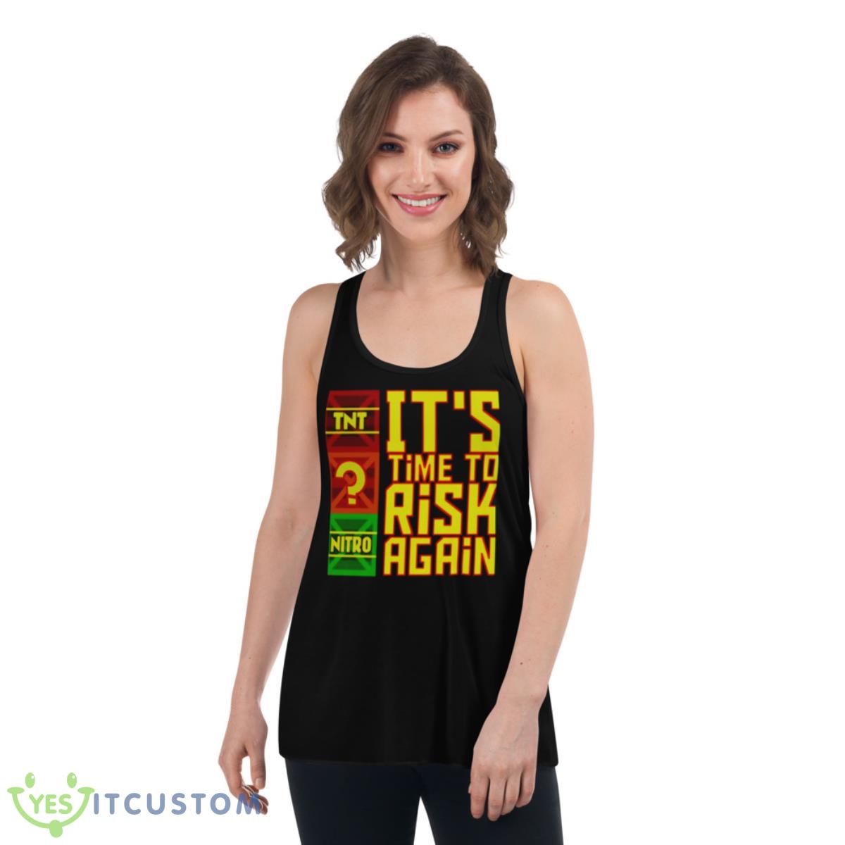 Its Time To Risk Again Donkey Kong Shirt 5 Its Time To Risk Again Donkey Kong Shirt - Women's Flowy Racerback Tank