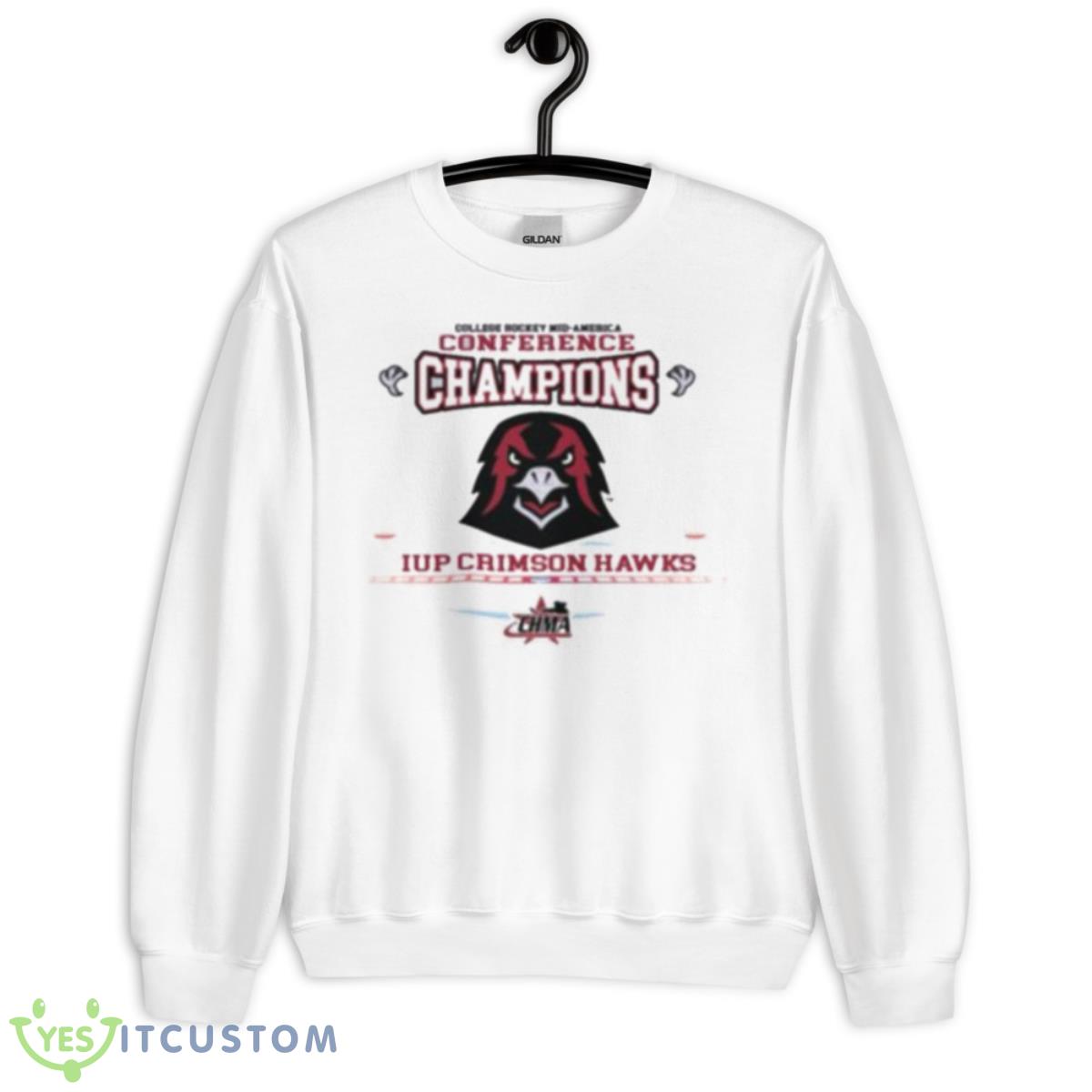 IUP Hockey 2023 CHMA Champions Shirt 11 IUP Hockey 2023 CHMA Champions Shirt - Unisex Heavy Blend Crewneck Sweatshirt