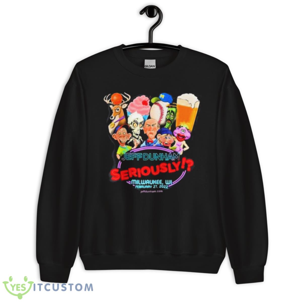 Jeff Dunham Milwaukee WI 2023 Shirt 13 Jeff Dunham Milwaukee WI 2023 Shirt - Unisex Crewneck Sweatshirt