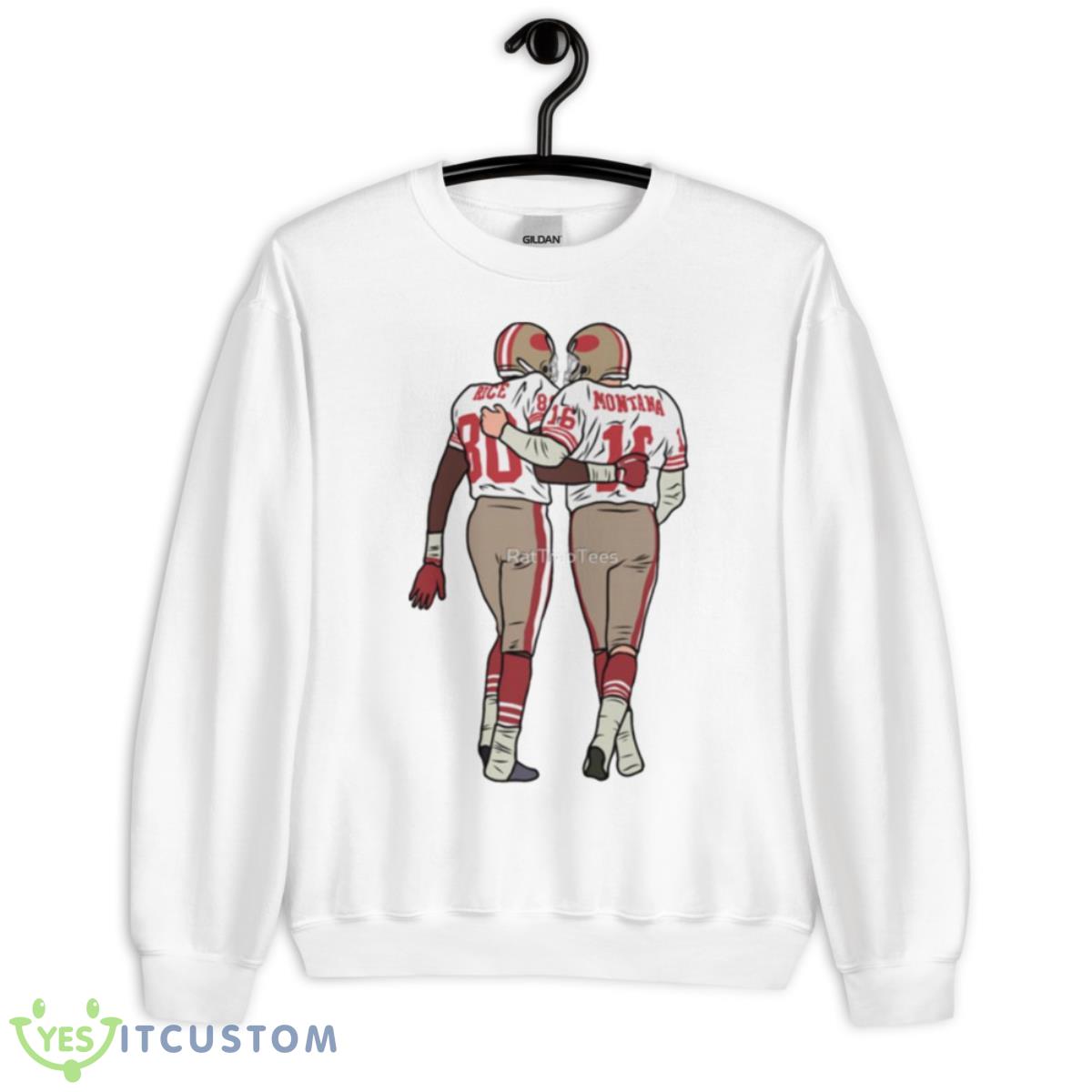 Jerry Rice And Joe Montana Shirt 11 Jerry Rice And Joe Montana Shirt - Unisex Heavy Blend Crewneck Sweatshirt