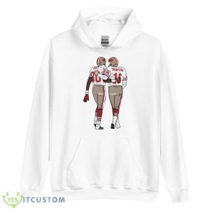 Jerry Rice And Joe Montana Shirt - Unisex Heavy Blend Hooded Sweatshirt