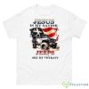 Jesus Is My Savior Jeeps Are My Therapy Shirt - 500 Men’s Classic Tee Gildan