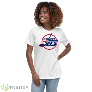 Jets City Winnipeg Jets Shirt - Women's Relaxed Short Sleeve Jersey Tee