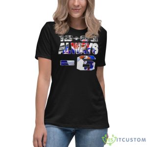 Jim Kelly 12 83 6 Forever Shirt - Women's Relaxed Short Sleeve Jersey Tee