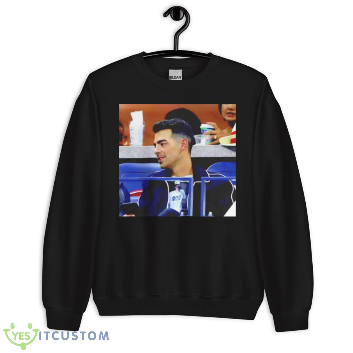 Joe Jonas Wearing A Justin Bieber Shirt 3 Joe Jonas Wearing A Justin Bieber Shirt - Unisex Crewneck Sweatshirt