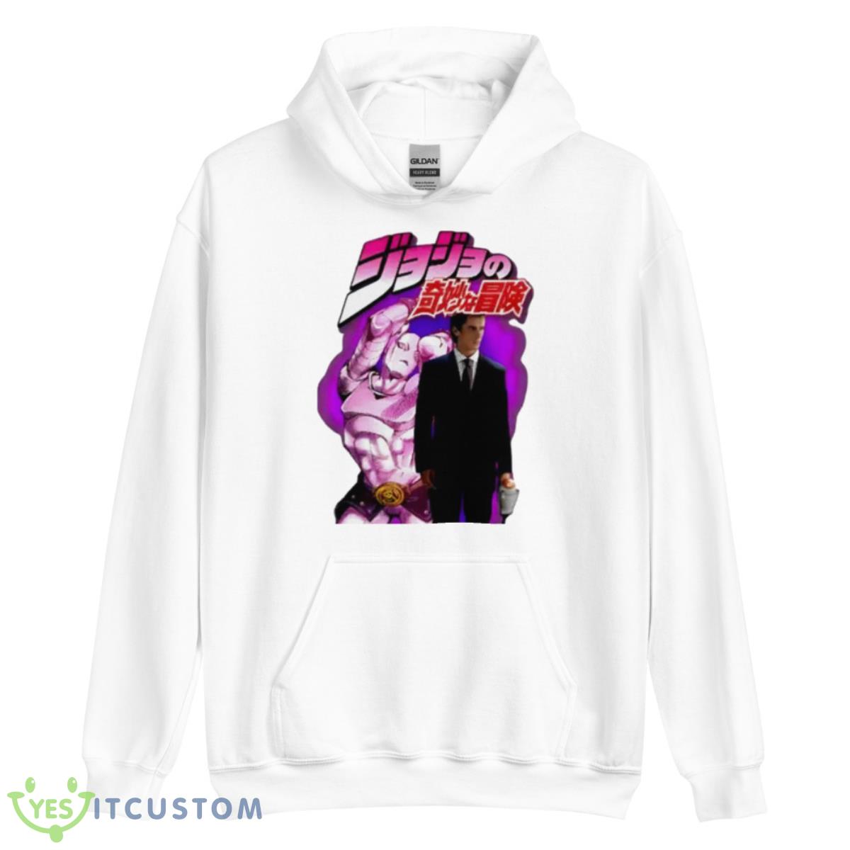 Jojo American Psycho Shirt 3 Jojo American Psycho Shirt - Unisex Heavy Blend Hooded Sweatshirt