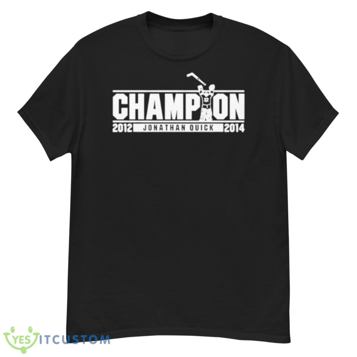 Jonathan Quick Champion 2012 2014 Shirt 12 Jonathan Quick Champion 2012 2014 Shirt - G500 Men’s Classic T-Shirt