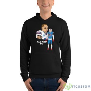 Jordan Poyer Buffalo Bills All Pro Po Shirt - Unisex Fleece Pullover Hoodie