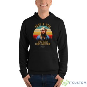 Just A Girl Who Loves Chris Retro Stapleton Awesome For Music Signature Vintage Shirt - Unisex Fleece Pullover Hoodie
