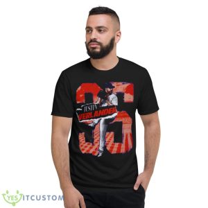 Justin Verlander New York M Rough Shirt 7 Justin Verlander New York M Rough Shirt - Short Sleeve T-Shirt