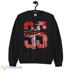 Justin Verlander New York M Rough Shirt 8 Justin Verlander New York M Rough Shirt - Unisex Crewneck Sweatshirt