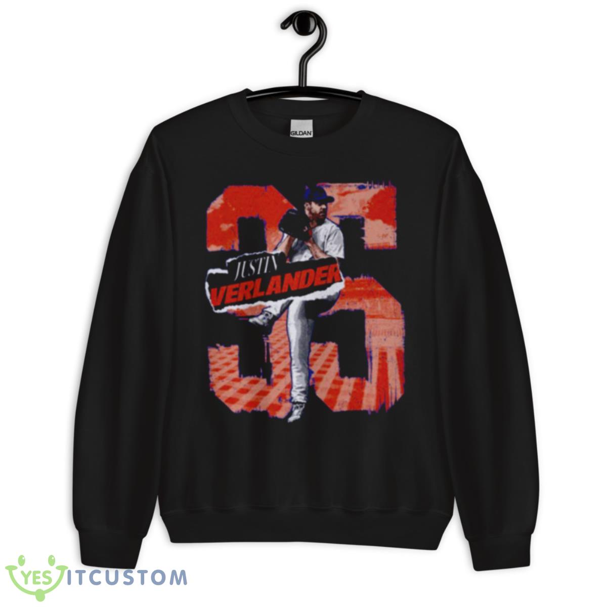 Justin Verlander New York M Rough Shirt 3 Justin Verlander New York M Rough Shirt - Unisex Crewneck Sweatshirt