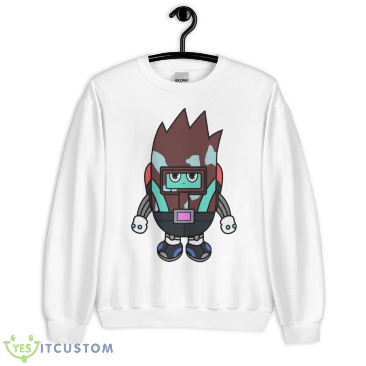 Kaburagi Deca Dence Vector Character Shirt 11 Kaburagi Deca Dence Vector Character Shirt - Unisex Heavy Blend Crewneck Sweatshirt