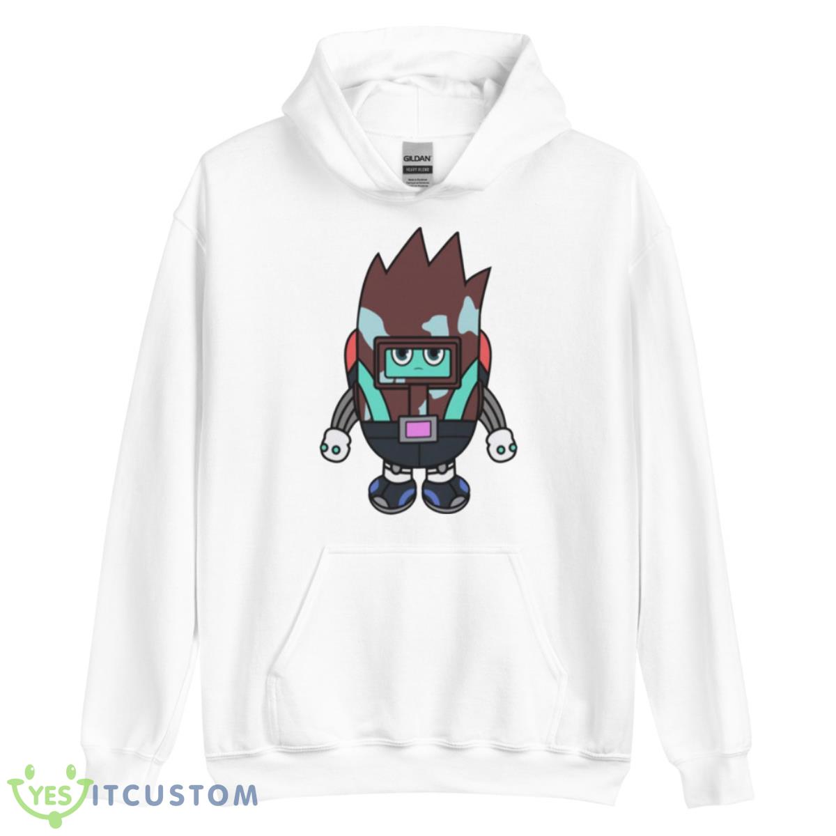 Kaburagi Deca Dence Vector Character Shirt 3 Kaburagi Deca Dence Vector Character Shirt - Unisex Heavy Blend Hooded Sweatshirt