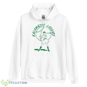 Kalamazoo Lassies Baseball Shirt - Unisex Heavy Blend Hooded Sweatshirt