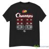 Kansas Jayhawks Fanatics Branded 2022 NCAA Men’s Basketball National Champions Schedule Shirt - G500 Men’s Classic T-Shirt