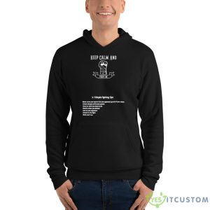 Keep Calm And Fight On Shirt - Unisex Fleece Pullover Hoodie