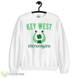 Key West Shenanigans St Patrick’s Day Horseshoe Clover Shirt - Unisex Heavy Blend Crewneck Sweatshirt
