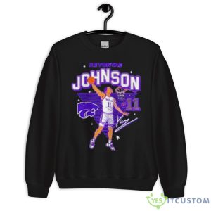 Keyontae Johnson K State Wildcats Caricature Shirt - Unisex Crewneck Sweatshirt