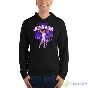 Keyontae Johnson K State Wildcats Caricature Shirt - Unisex Fleece Pullover Hoodie