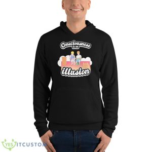 Kid Consciousness Is An Illusion Shirt - Unisex Fleece Pullover Hoodie