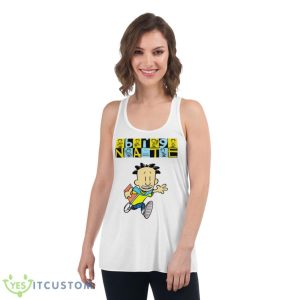 Kids Vintage Logo Big Nate Shirt - Women's Flowy Racerback Tank