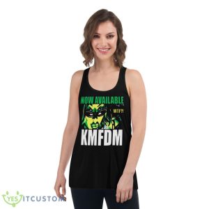 Kmfdm Me & My Gun Shirt 10 Kmfdm Me & My Gun Shirt - Women's Flowy Racerback Tank
