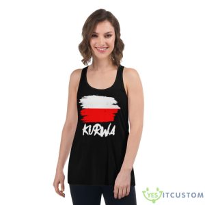Kurwa Flag Daria Shirt - Women's Flowy Racerback Tank