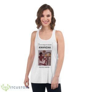 Kwanzaa Origins Maulana Karenga Shirt - Women's Flowy Racerback Tank