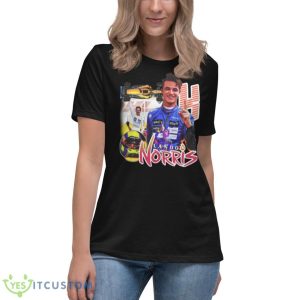 Lando Norris Jumper Vintage Shirt - Women's Relaxed Short Sleeve Jersey Tee