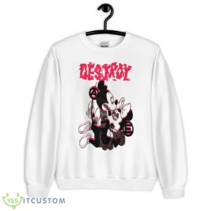 Large One Of A Kind Seditionaries Style Destroy Chaos M&M Shirt - Unisex Heavy Blend Crewneck Sweatshirt