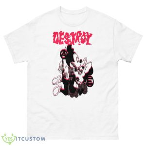 Large One Of A Kind Seditionaries Style Destroy Chaos M&M Shirt - 500 Men’s Classic Tee Gildan