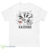 Las Vegas Raiders Joe Cool Born To Play Tee Shirt - 500 Men’s Classic Tee Gildan