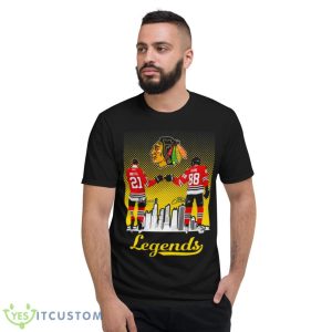Legend Chicago Blackhawks Stan Mikita Vs Patrick Kane City Signatures Shirt - Short Sleeve T-Shirt