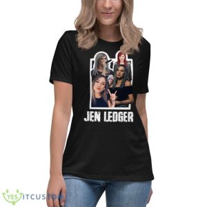 Legendary Jen Ledger Skillet Band Shirt 11 Legendary Jen Ledger Skillet Band Shirt - Women's Relaxed Short Sleeve Jersey Tee
