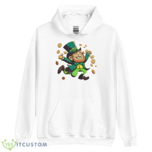 Leprechaun Griddy Dance Funny St Patrick’s Day Shirt - Unisex Heavy Blend Hooded Sweatshirt